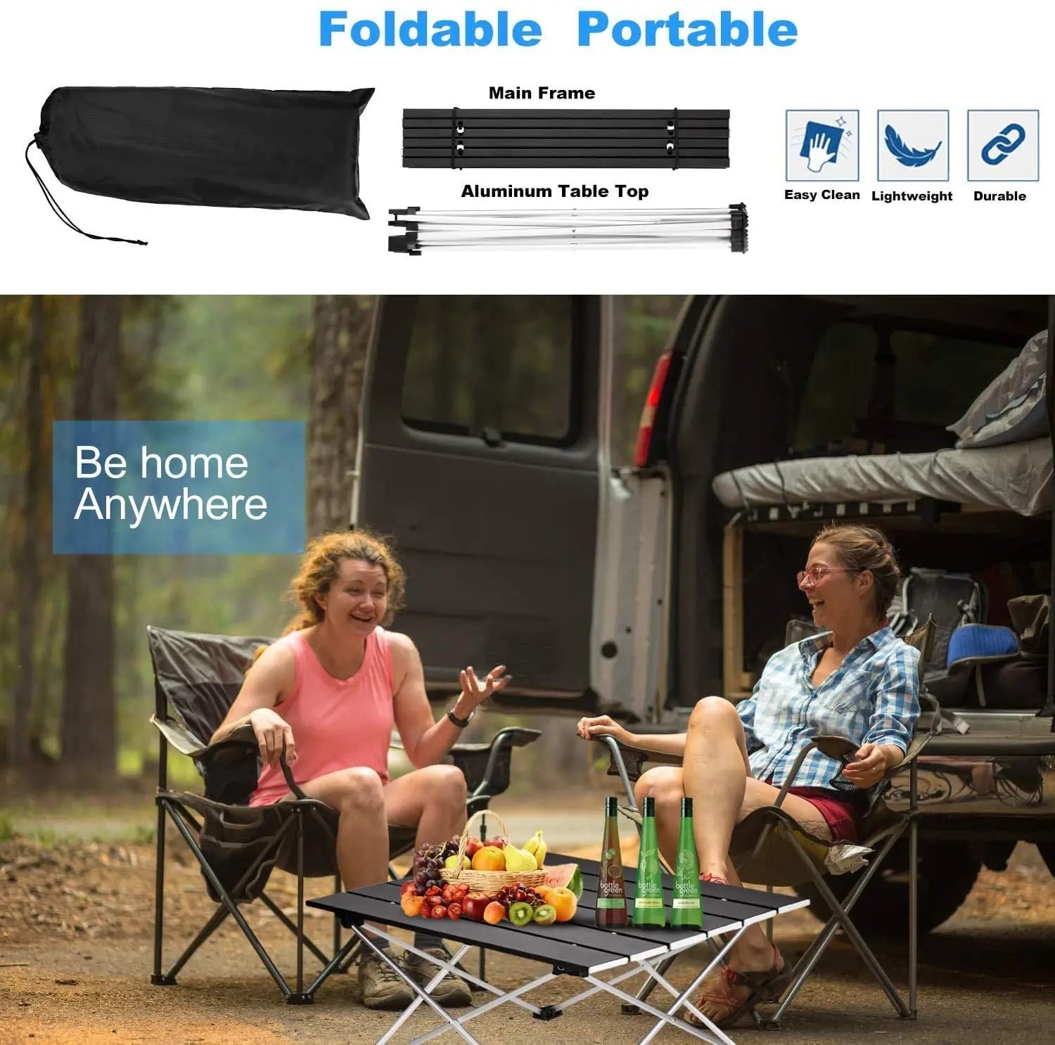 Portable Folding Table - Home Items Direct