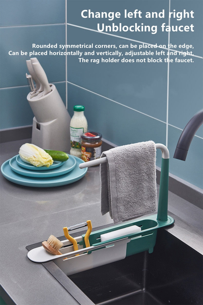 Telescopic Sink Rack - Home Items Direct