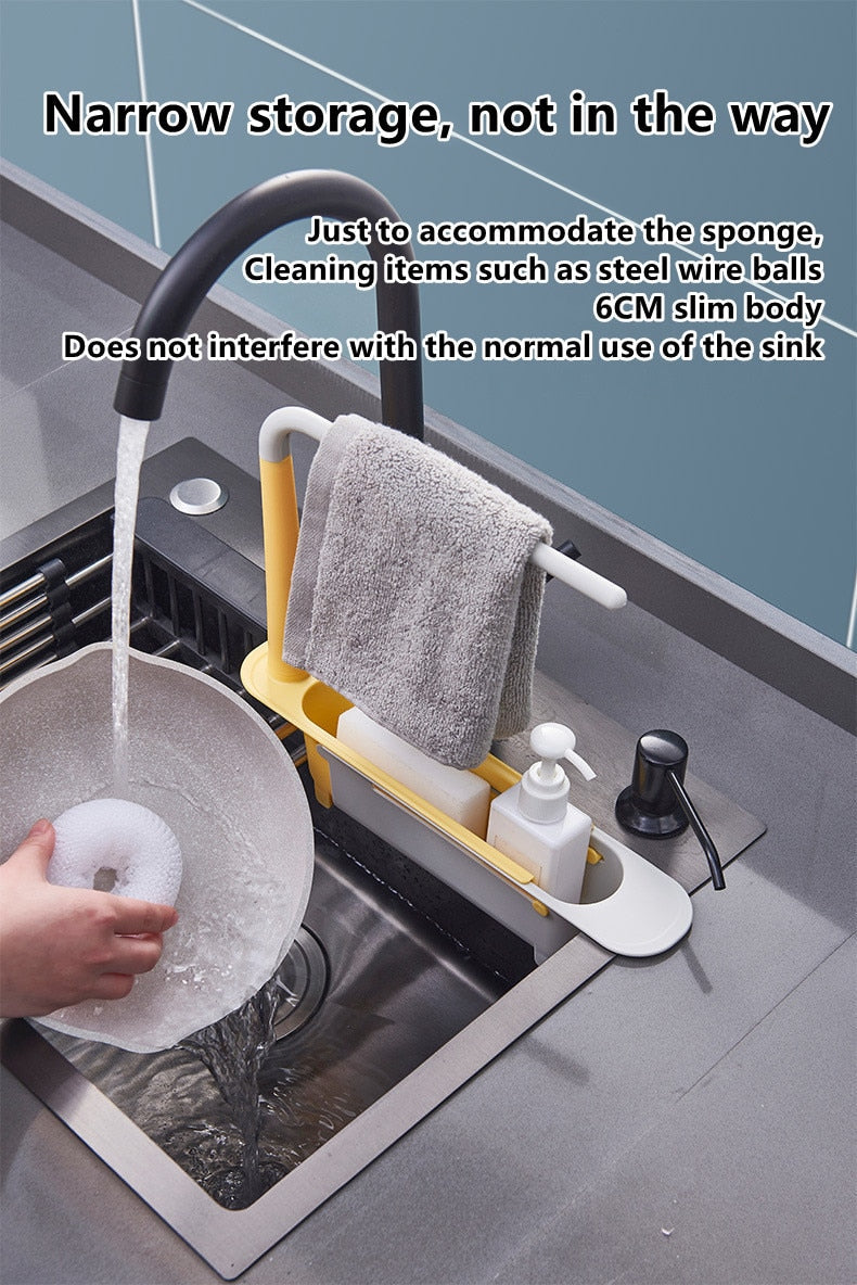 Telescopic Sink Rack - Home Items Direct