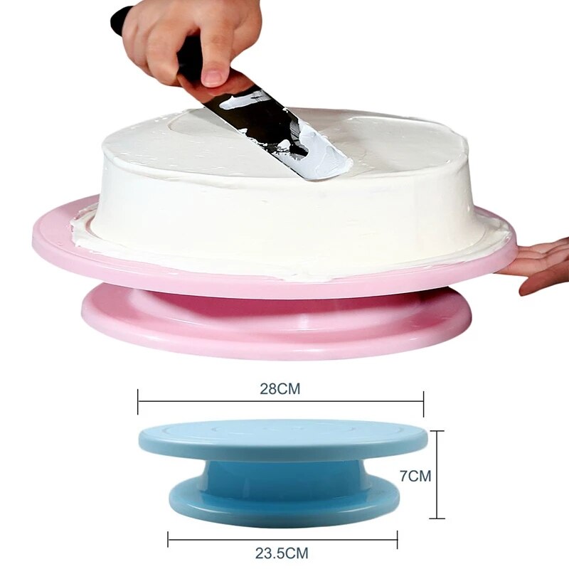 Plastic Cake Turntable - Home Items Direct