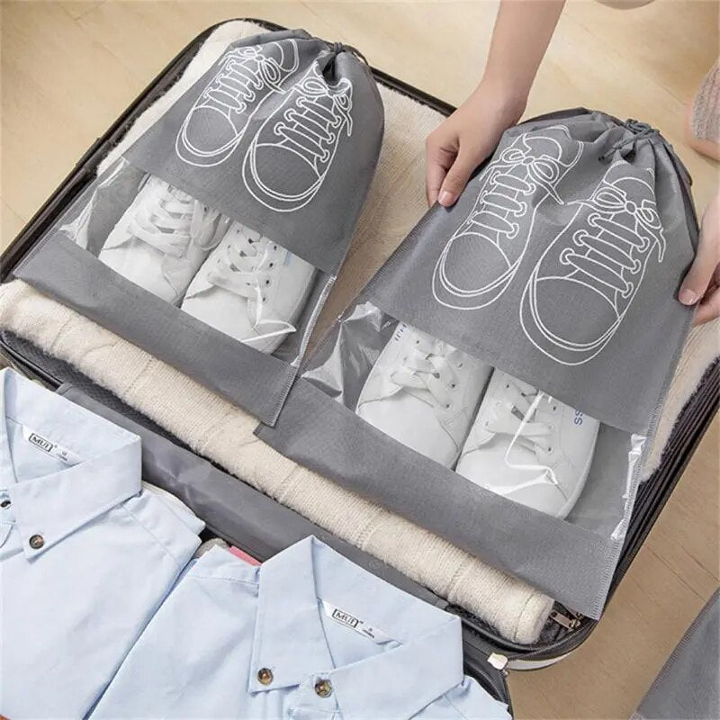 5 Storage/Travel Shoe Bags - Home Items Direct