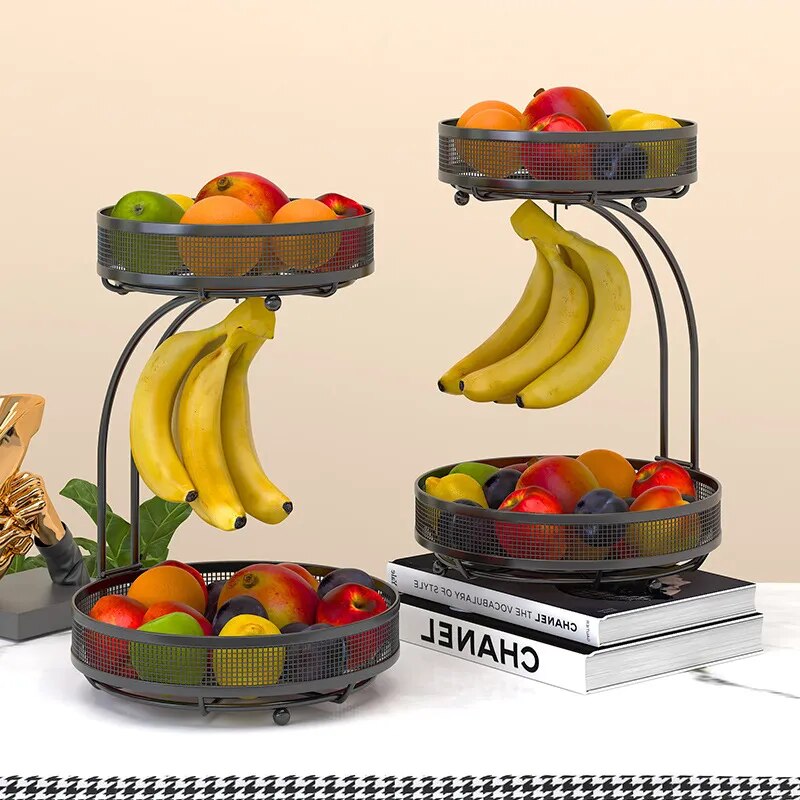 Black Fruit Display Rack - Home Items Direct