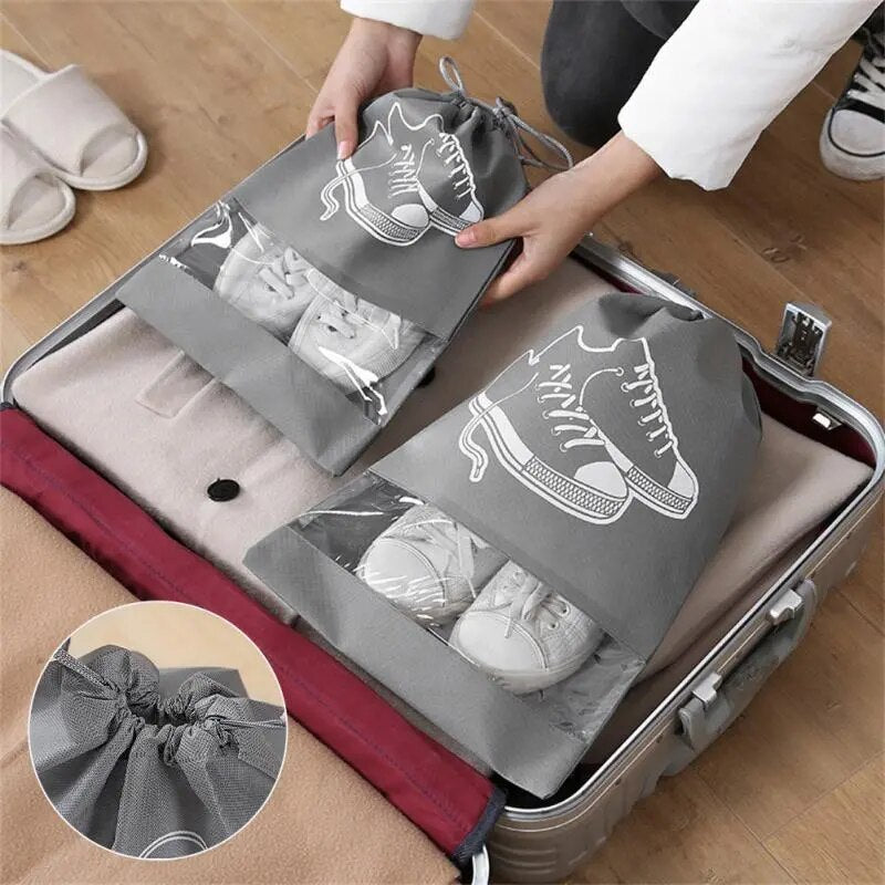 5 Storage/Travel Shoe Bags - Home Items Direct