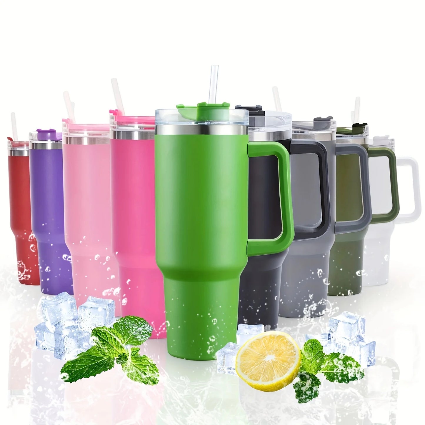 Stainless Steel 1200ml Water Bottle with Handle