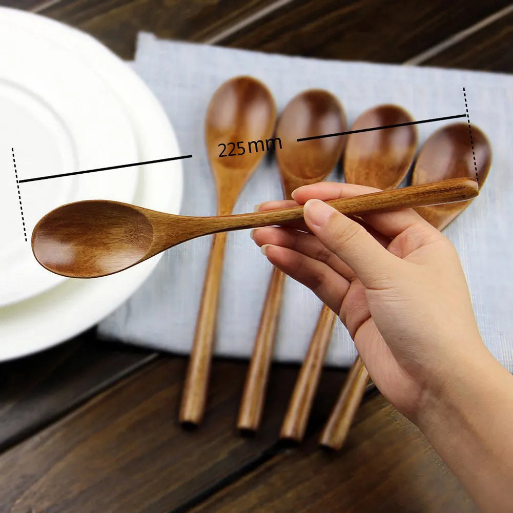 5 Wooden Spoons - Home Items Direct