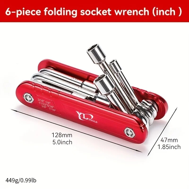 6-inch Portable Foldable Socket Set - Home Items Direct