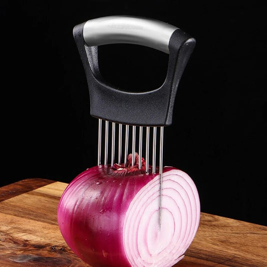 Stainless Steel Onion Cutter Holder - Home Items Direct