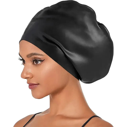 Ladies Silicone Extra Large Swimming Cap - Home Items Direct