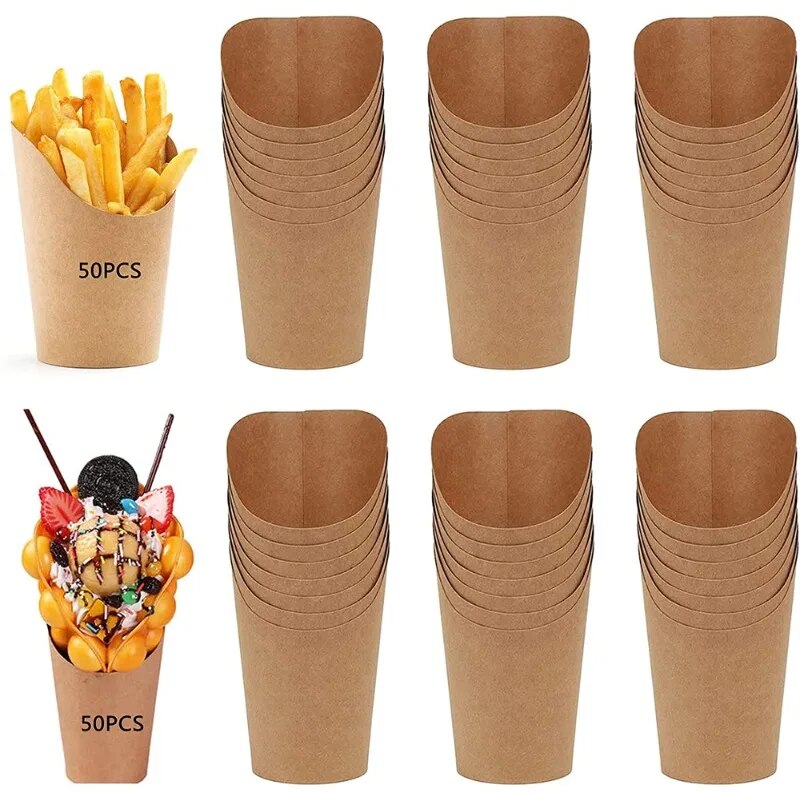 100 Disposable Snack/Street Food Holders - Home Items Direct