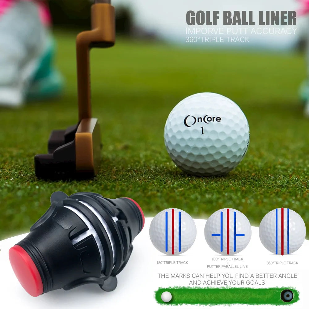 360 Degree Golf Ball Template Marker - Home Items Direct