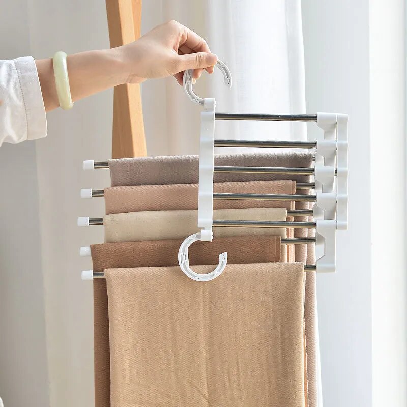 5 In 1 Magic Trousers Rack - Home Items Direct