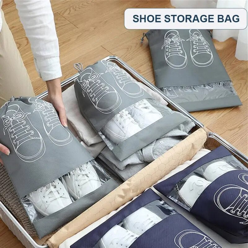 5 Storage/Travel Shoe Bags - Home Items Direct