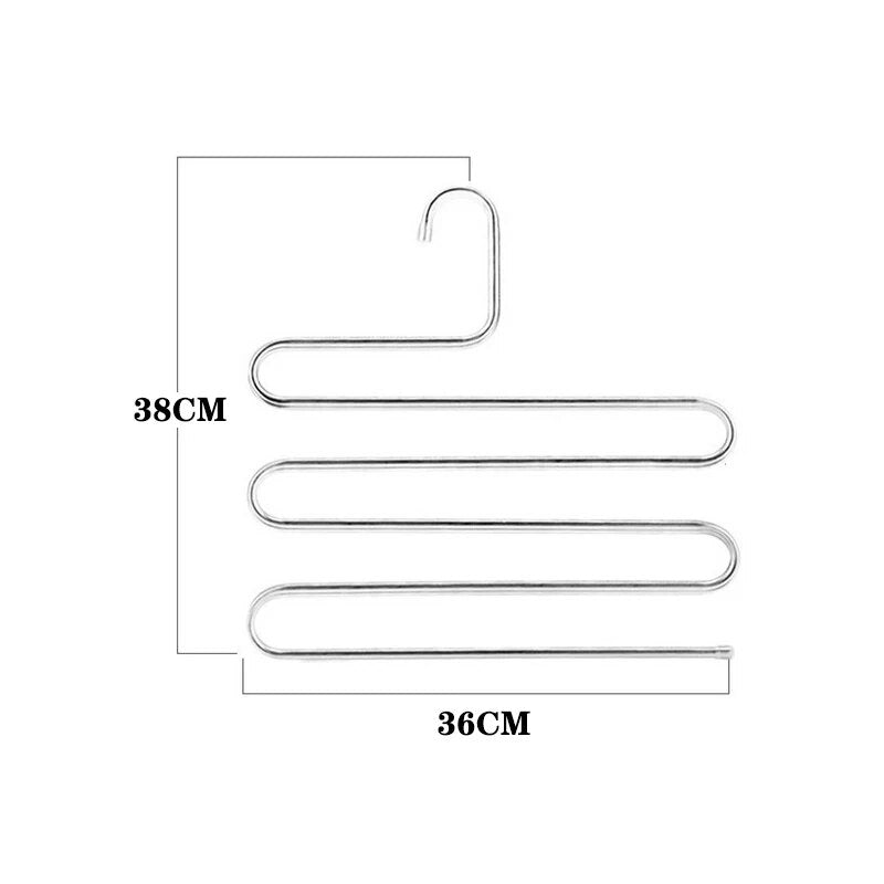 S-Shape Clothes Hanger - Home Items Direct