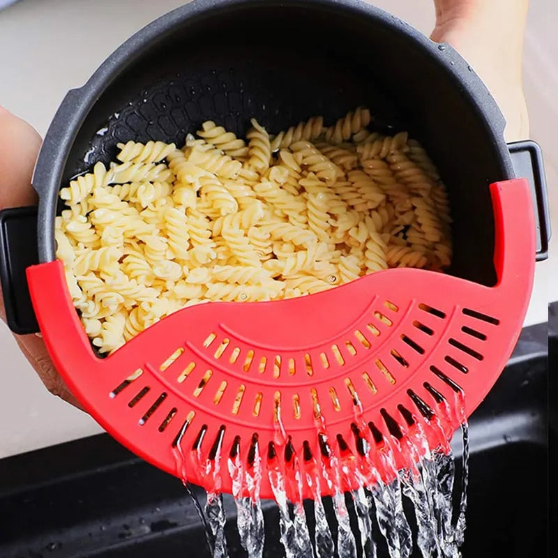 Silicone Clip Strainer - Home Items Direct