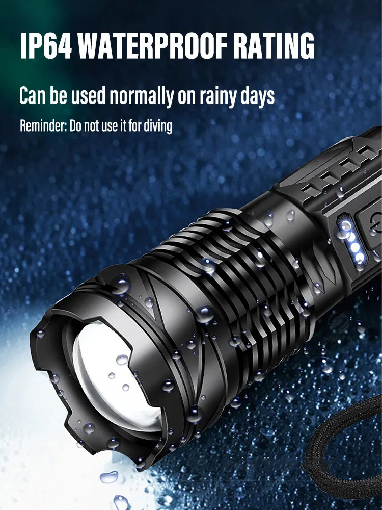 High-power LED Rechargeable Torch - Home Items Direct