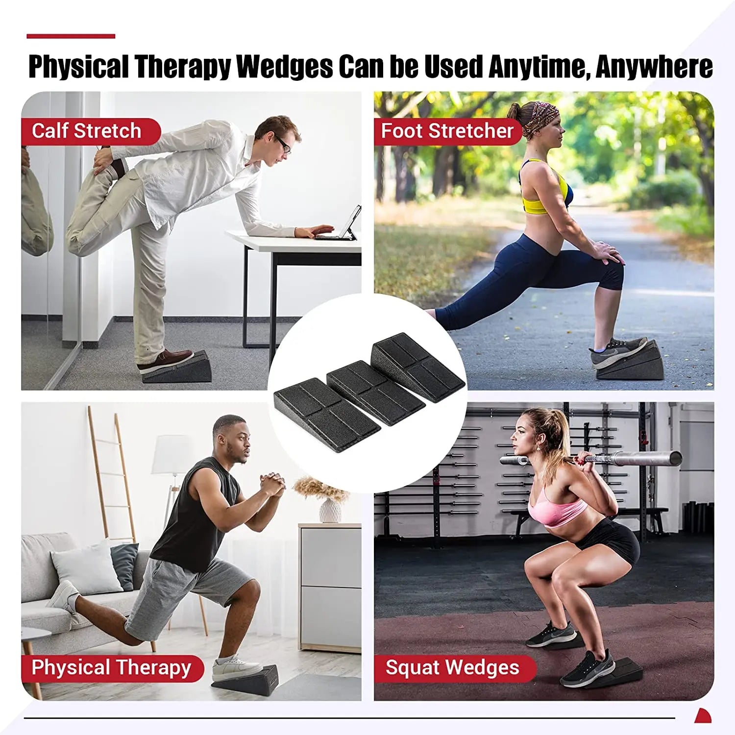 3 Squat Blocks - Home Items Direct