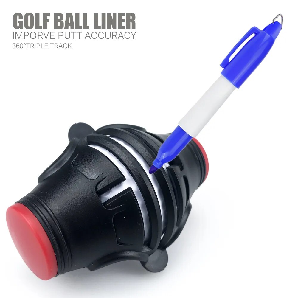 360 Degree Golf Ball Template Marker - Home Items Direct