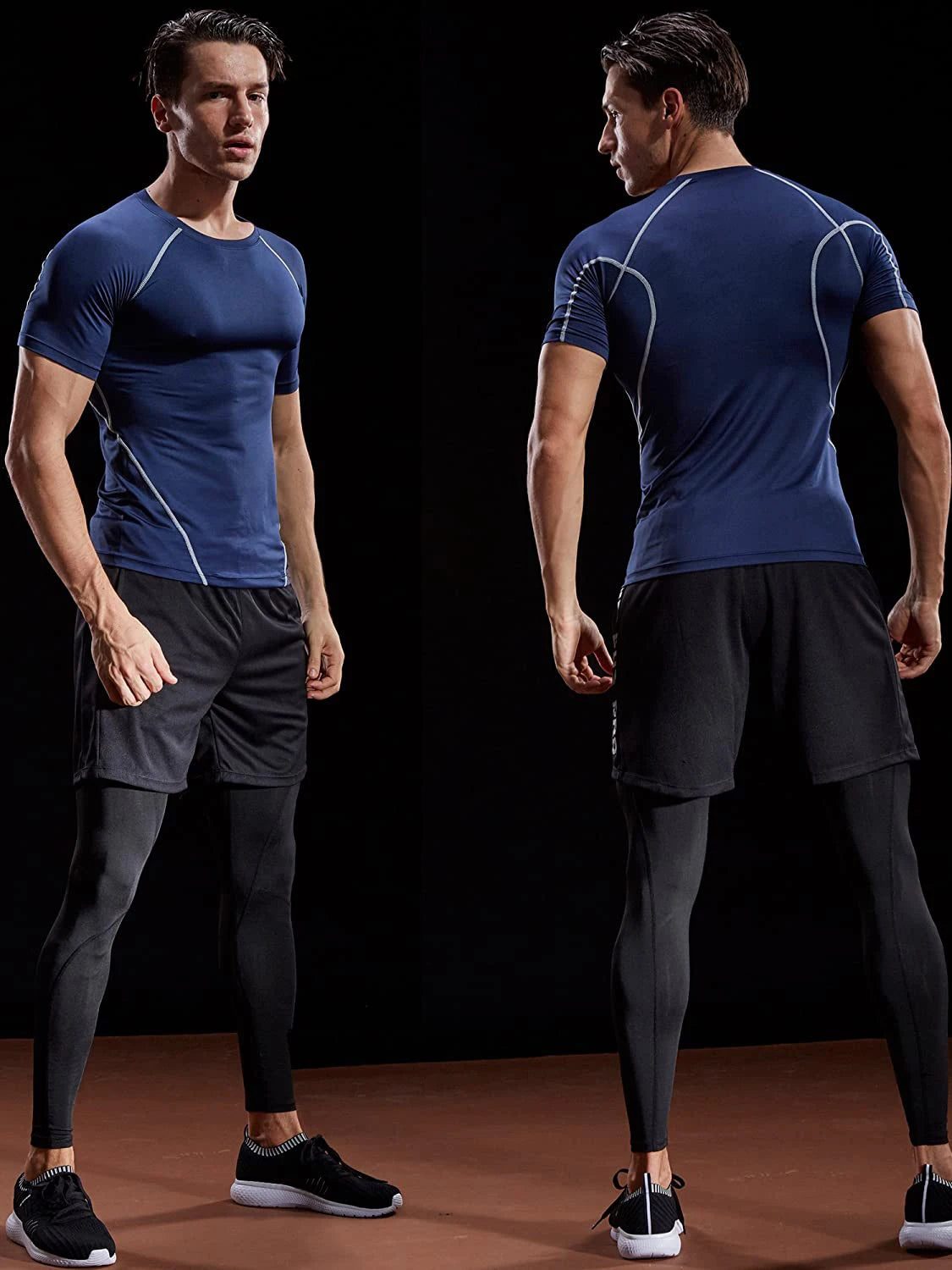 Men's Compression Short Sleeve T-Shirt - Home Items Direct