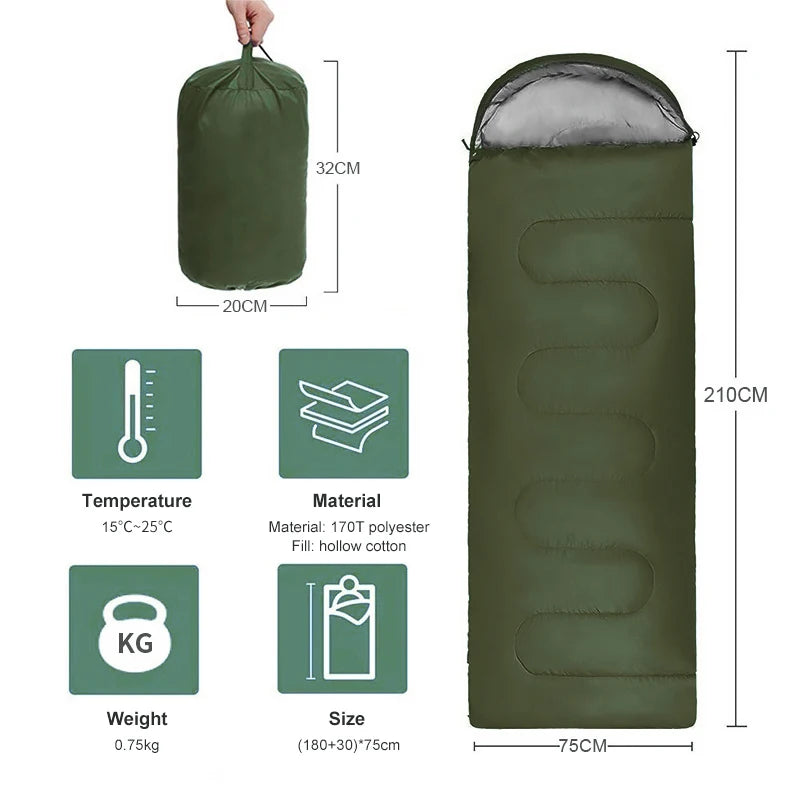 Lightweight Sleeping Bag - Home Items Direct