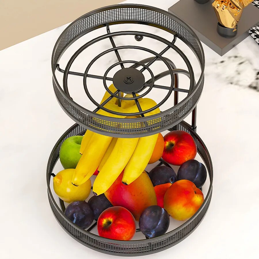 Black Fruit Display Rack - Home Items Direct