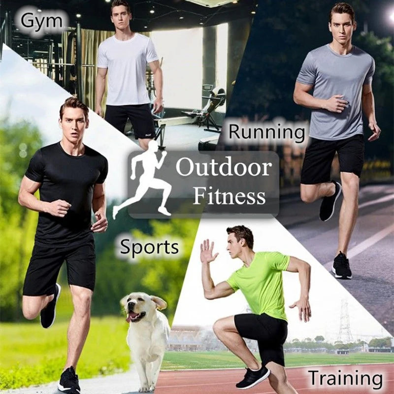 Men's Quick Dry Short Sleeve Gym Top - Home Items Direct