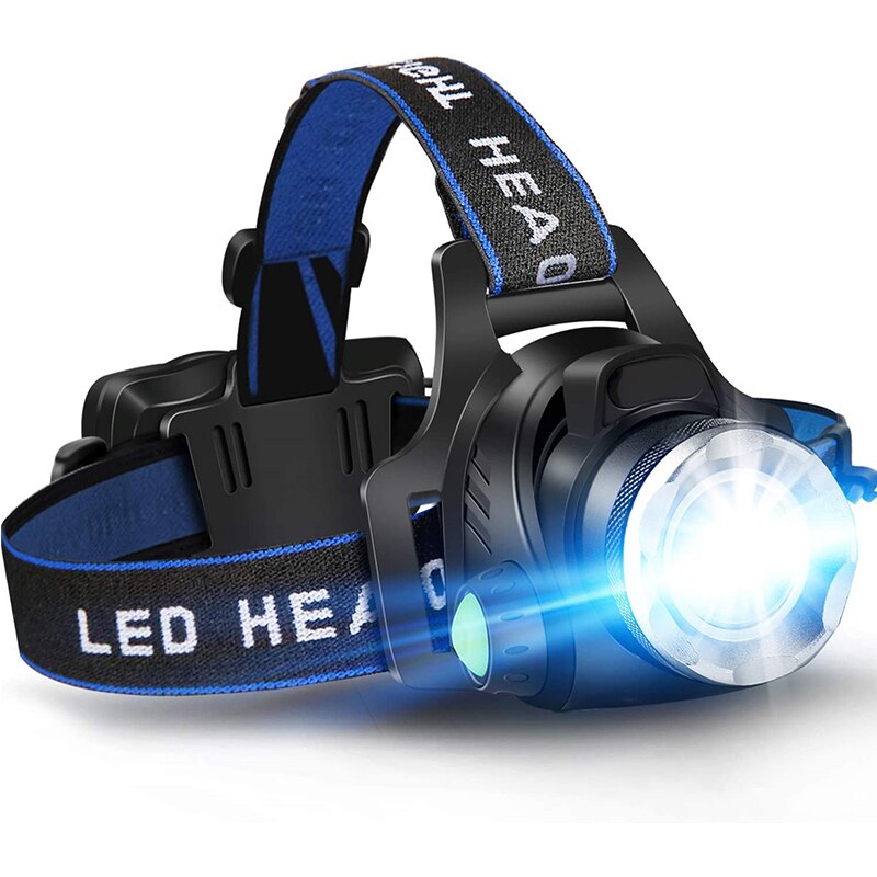 USB/DC Rechargeable LED Headtorch - Home Items Direct