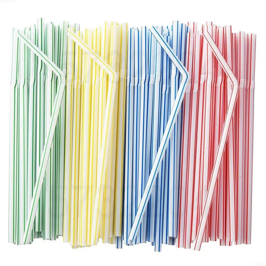 Flexible Plastic Straws - Home Items Direct