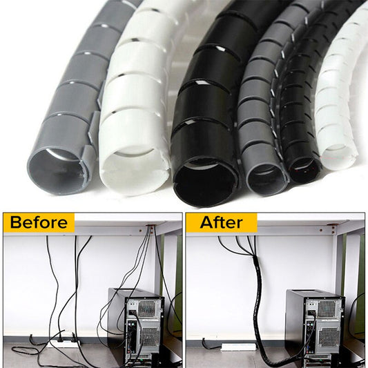 Flexible Spiral Organiser Cable - Home Items Direct