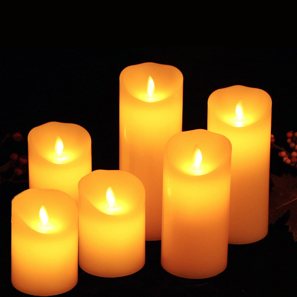 LED Flameless Candles - 6 Pieces - Home Items Direct