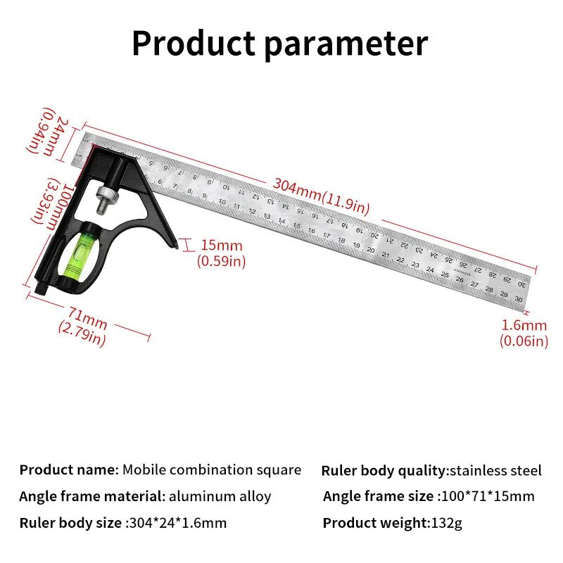 Angle Square Measuring Tool - Home Items Direct