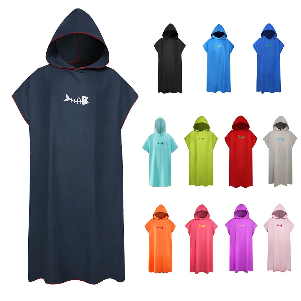 Microfibre Short Sleeve Ladies/Mens Robe - Home Items Direct