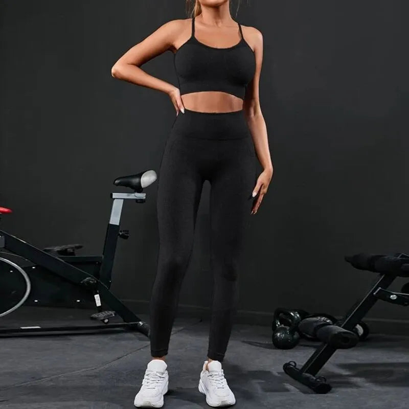 Ladies Gym Wear - 2 Piece Set - Home Items Direct