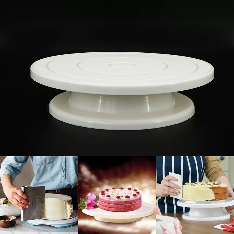 Plastic Cake Turntable - Home Items Direct