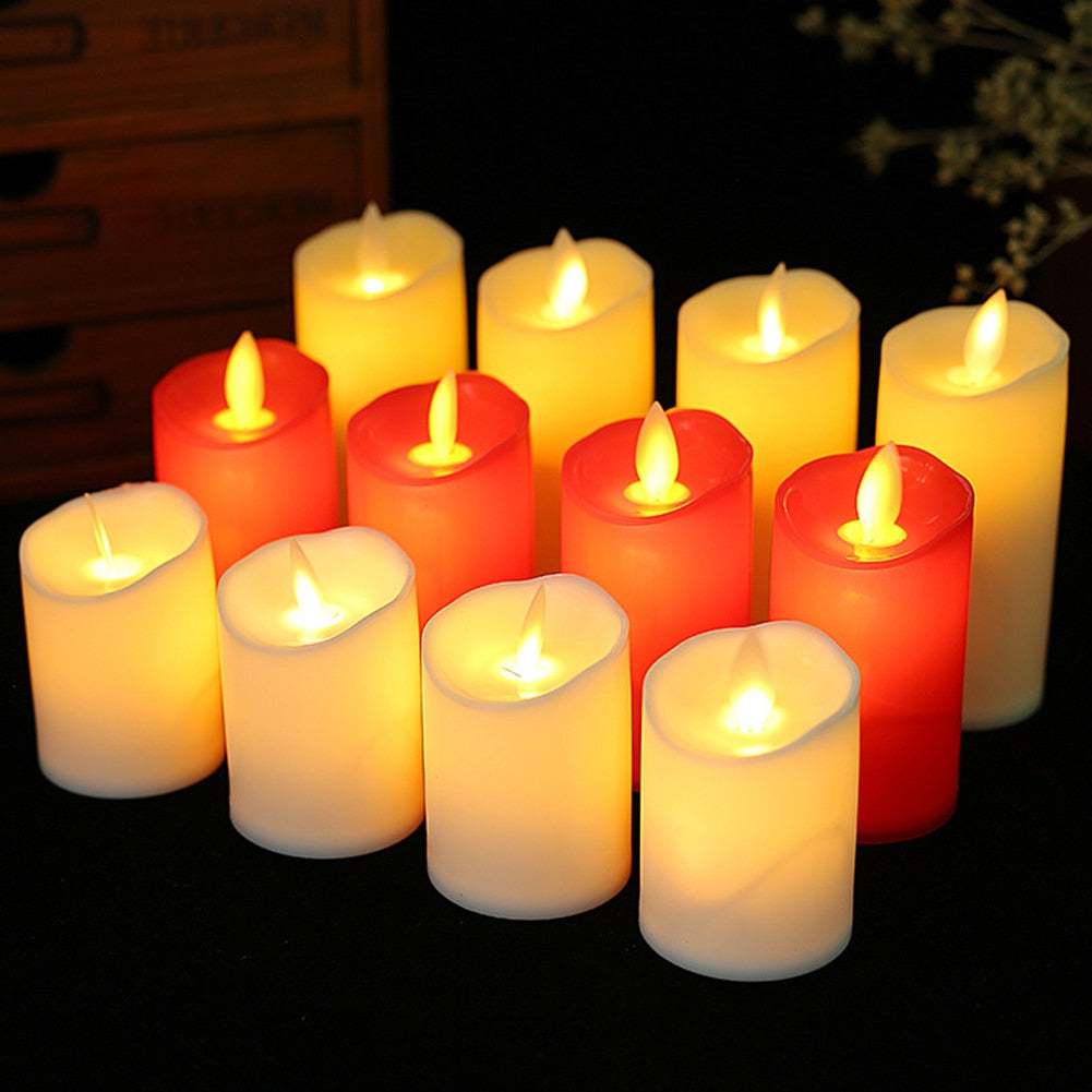 LED Flameless Candles - 6 Pieces - Home Items Direct