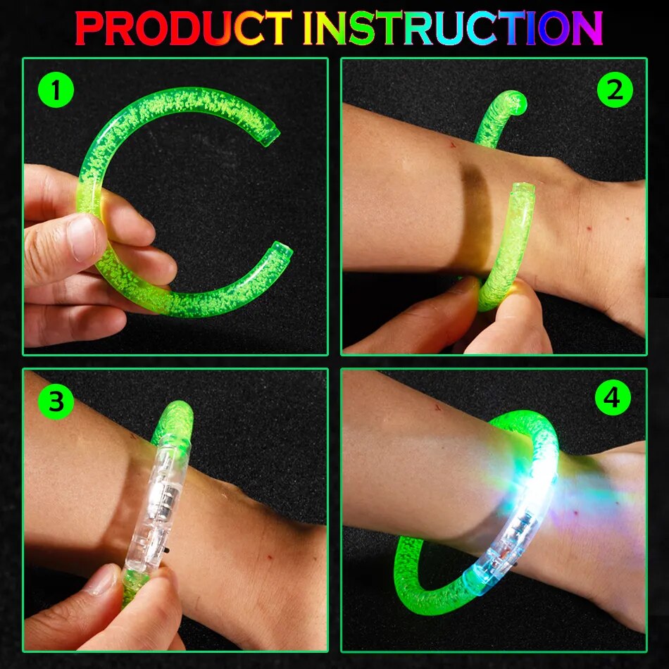 LED Glow Bracelets - Home Items Direct